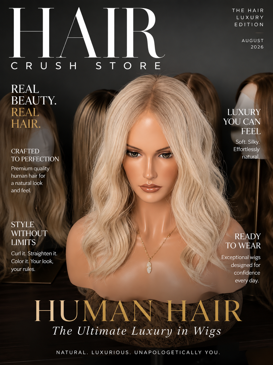 HUMAN HAIR — The Ultimate Luxury in Wigs